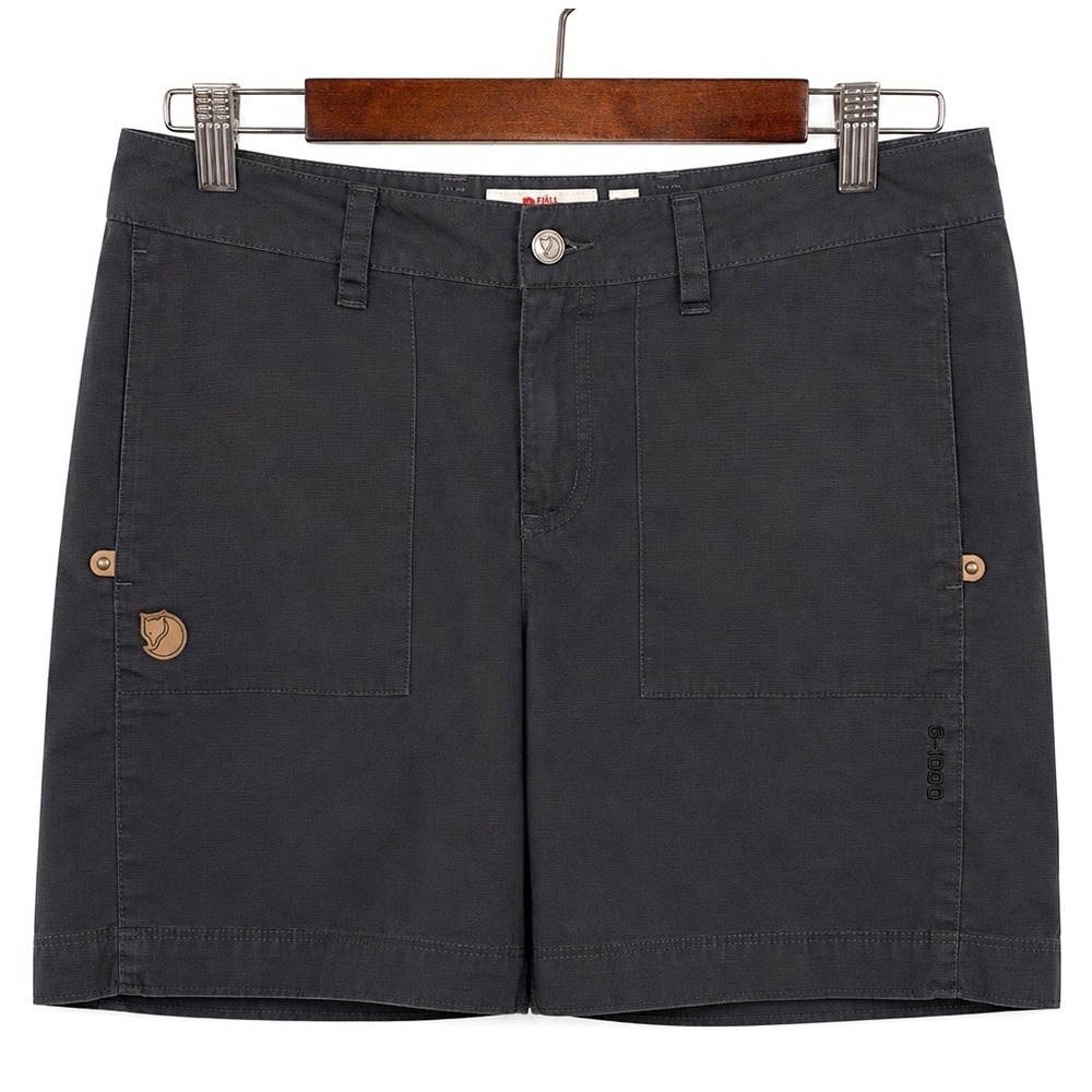 Fjallraven Abisko Shade Shorts Women US 8 30 EU 40 Grey G-1000 Air Fabric Hiking